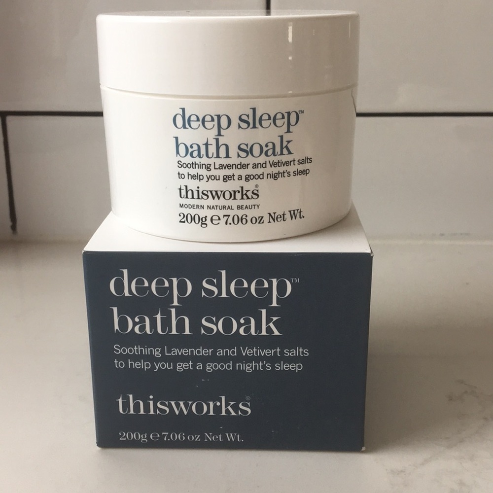 NIB thisworks deep sleep bath soak